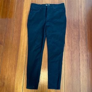 Madewell black skinny jeans